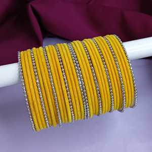 Pulseras de terciopelo oxidado de alta calidad, brazaletes de aleación para mujer, brazaletes para aniversario de boda, fabricante de India - Product Image 2