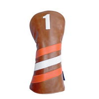 Funda Protectora para Cabeza de Palo de Golf Unisex de Alta Calidad, Personalizable, Ecológica, Forrada con Felpa Suave, Fácil de Poner, de Cuero PU Cabretta