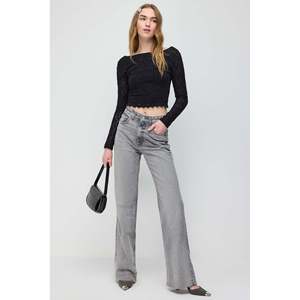 Blusa Casual de Manga Larga con Espalda Descubierta y Encaje, con Plumas Decorativas y Logotipo Frontal, Talla XL, para Otoño y Primavera - Product Image 6