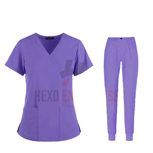 L'uniforme de gommage de soins infirmiers respirables anti-rides pour femmes - Product Image 1