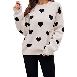 Pull d'hiver à col haut de couleur unie pour femmes, décontracté, confortable, tricoté, vente en gros de chandails sur mesure - Product Image 4