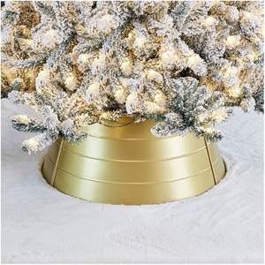 Collier d'arbre en métal martelé rouge de fer de Noël - Product Image 5