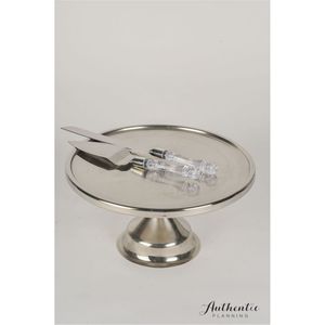 Plateau à gâteau en acier inoxydable de qualité supérieure avec finition miroir et cloche transparente, plateau décoratif pour pâtisserie de buffet pour hôtel et restaurant - Product Image 4