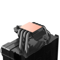 Refroidisseur de processeur pour jeux Ruix DT-420, 4 caloducs, TDP 180W, refroidisseur d'air pour processeur d'ordinateur avec affichage de la température, système de refroidissement