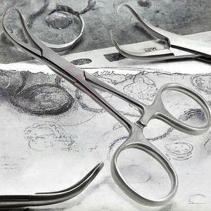 Pinzas Quirúrgicas Reutilizables QNQ de 3.5 Pulgadas, Instrumentos Quirúrgicos de Acero Inoxidable, Juego de Cirugía Plástica Manual para Hospitales y UCI - Product Image 3