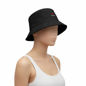 Chapeau Bob Unisexe Tendance en Coton avec Broderie Cerise Noire et Imprimé Fruits – Casquette de Pêcheur Esthétique et Mode pour l'Été - Product Image 3
