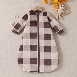 Venta al por mayor de alta calidad Unisex Bebé Algodón Sin Mangas Invierno Saco de dormir 2025 - Product Image 1