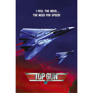 Affiche murale moderne Top Gun : Je ressens le besoin de design - Product Image 2