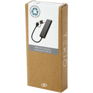 ฮับ USB อลูมิเนียมรีไซเคิลรักษ์โลก ของแจกส่งเสริมการขายจาก Rise - Product Image 2