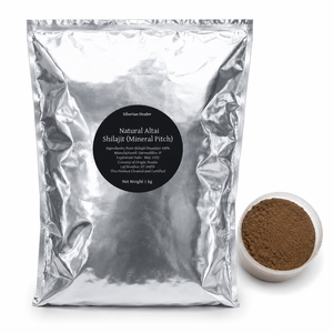 Extrait de poudre de Shilajit pur, acides fulviques plus de 80 %, complément minéral testé en laboratoire, OEM ; Montagnes d'Altaï ; certifié ISO GMP - Product Image 2