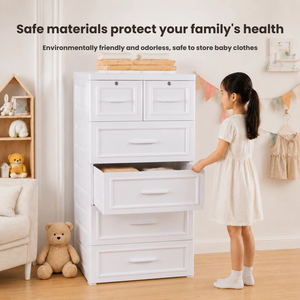 Armoire <span class=keywords><strong>de</strong></span> <span class=keywords><strong>rangement</strong></span> en plastique pour enfants, <span class=keywords><strong>commode</strong></span> à tiroirs pour vêtements <span class=keywords><strong>de</strong></span> bébé, organisateur multi-niveaux, armoire <span class=keywords><strong>de</strong></span> <span class=keywords><strong>rangement</strong></span> pour chambre à coucher - Product Image 3