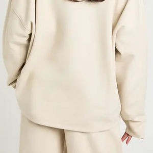 Sweat-shirt pour femme à col rabattu ou acheteurs en gros avec prix avantageux / Couture durable de haute qualité pour un design décontracté d'hiver - Product Image 6