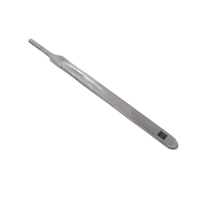 Poignée de scalpel de chirurgie en acier inoxydable BP poignée porte-lame No 10 pour chirurgie chirurgicale porte-lame longue poignée OEM - Product Image 1
