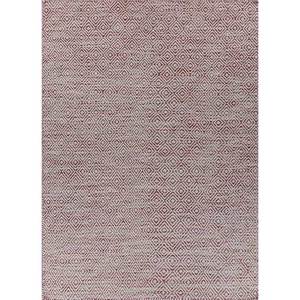 พรมทอมือลายเรขาคณิต Abrash Adwv-13047 ทำจากขนสัตว์ผสมวิสโคส รูปทรงสี่เหลี่ยมผืนผ้า สำหรับห้องนอน สีส้มแดง สำหรับตกแต่งบ้าน - Product Image 1