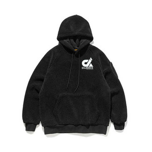 เสื้อฮู้ดแบบสวมหัวผ้าฟลีซคอตตอน 100% สไตล์สตรีทแวร์สำหรับฤดูหนาว ไซส์พลัสสำหรับผู้ชาย ลายเรียบ รับผลิตตามแบบ (OEM) เป็นมิตรกับสิ่งแวดล้อม คุณภาพสูง - Product Image 4