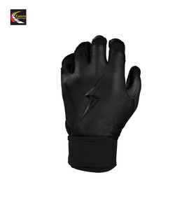 Gants de frappe de baseball professionnels Bruce Bolt de qualité supérieure en cuir fendu antidérapant avec logo et design personnalisés - Product Image 4