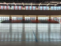 JY-706 Tribune télescopique personnalisée en usine, sièges rétractables pour stade, salle de sport scolaire, basketball