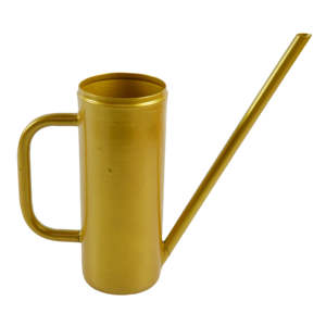 Regadera de metal de gran volumen que ofrece un alto nivel de capacidad de riego, adecuada para jardines domésticos, céspedes y espacios exteriores. - Product Image 4