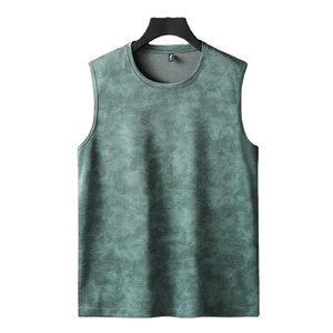 Débardeur homme 100% coton de haute qualité, effet délavé, décontracté et personnalisable, respirant et idéal pour la gym. - Product Image 5