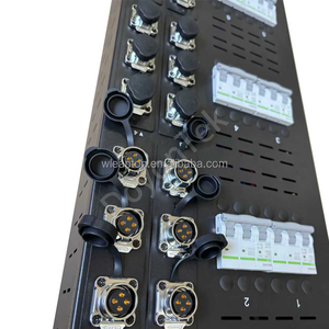 PDU triphasé haute puissance 350A, 36 ports LP-20, refroidissement liquide, prises spéciales avec 12 disjoncteurs certifiés UL - Product Image 5
