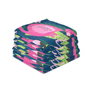 Nouveau durable 100% coton brodé Golf 16x26 pouces 120 GSM meilleurs ensembles de torchons lavables légers recyclables à séchage rapide - Product Image 1