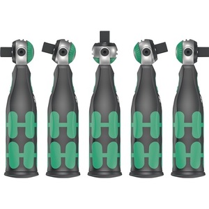 Jeu de clés à douilles de poche Zyklop 8009, 19 pièces, 3/8'' + 1/4'', 72 dents, tournevis promotionnels WERA Premium - Product Image 4