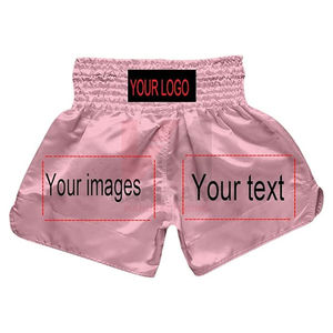 Custom Graphic Mid-<b>Thigh</b> Fight Shorts High Durability Grappling Shorts for MMA BJJ Wrestling Martial Arts Training - Product Image 4