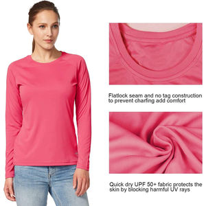 Chemise à capuche Performance à manches longues pour femmes UPF UV et SPF Protection solaire à séchage rapide pour les activités de plein air comme la pêche et la randonnée - Product Image 3