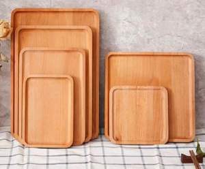 Ventes directes d'usine planche à découper en bois d'acacia Simple plateau de rangement facile plaque de planche à découper de luxe léger - Product Image 1