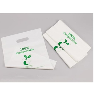 Taille et couleur personnalisées à prix d'usine, impression de Gravure LDPE/HDPE, sac de découpe Compostable avec poignée de gilet - Product Image 1