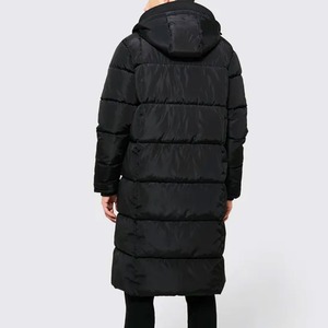 Veste d'hiver pour homme à capuche de style moderne OEM, fermeture éclair, classique, luxueuse, en polyester, vêtements de sport d'extérieur, doudoune - Product Image 6