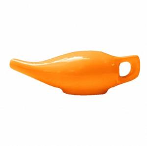 JIAXIN Orange <b>TPR</b> Eco-Friendly Jal Neti Pot 13.8x12.5cm with Packaging for Fitness Equipment - Product Image 1