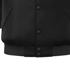 Chaqueta Universitaria Personalizada de Invierno con Letras Bordadas, Chaqueta Varsity Vintage con Parches de Chenilla y Logotipo Bordado para Hombre - Product Image 4