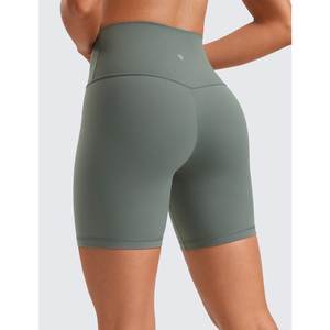 Short de sport pour femme Short de yoga taille haute Slim Fit Butt Lift Gym Running Short en nylon élastique - Product Image 2