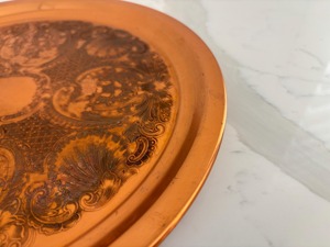 Assiette de présentation élégante en or rose pour décor de table de mariage et repas raffiné, parfaite pour les fêtes, les événements et les occasions festives - Product Image 6