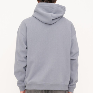 Streetwear surdimensionné pour hommes sweats à capuche vierges sans cordes sweats à capuche lourds en polaire vintage sweats à capuche personnalisés de haute qualité - Product Image 3