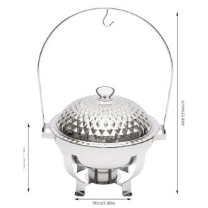 จานร้อนโลหะพร้อมฝาปิดสำหรับงานเลี้ยงแต่งงานอาหารจานเสิร์ฟอาหารจากผู้ผลิตและส่งออก - Product Image 5