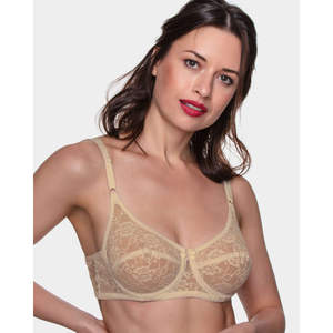 Soutien-gorge en dentelle sexy romantique pour femme, sans armatures, réglable, respirant, en polyamide, motif uni, multicolore, 75-B 95-B - Product Image 2