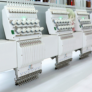 Top <b>10</b> Factory Industrial 24Heads Computerized Sewing Embroidery Machine For Clothing Patches Logos - Product Image 1