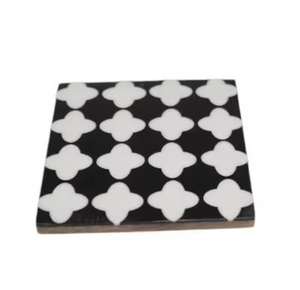 Posavasos de madera con forma cuadrada de tendencia superior para el hogar, Hotel, oficina, uso de mesa, la mejor calidad, servicio de bebidas y posavasos de café - Product Image 6