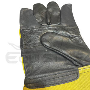 ถุงมือหนังสำหรับใช้งานในอุตสาหกรรมถุงมือทำงานหนังป้องกันการลื่นหน้าจอสัมผัสคุณสมบัติป้องกันความร้อน - Product Image 5