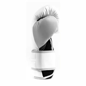 ถุงมือต่อยมวยแบบมืออาชีพทำด้วยหนังวัวแท้สีขาวฝึกต่อสู้มีโลโก้ออกแบบได้ตามต้องการ - Product Image 4