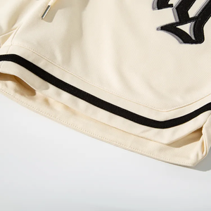 Shorts de course en coton respirant pour hommes, taille haute, grande taille, logo personnalisé, été, extérieur - Product Image 6