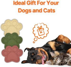 Bulk Silicone Licking Pad for Pet BPA Free Non Slip Feeding Mat Dishwasher Safe Slow <b>Feeder</b> Calming Enrichment for Dogs and <b>Cats</b> - Product Image 3