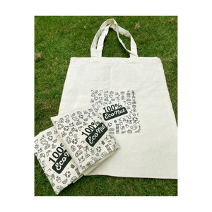 Sac de shopping pour femmes Eco Nuts en coton tissé 100% avec poignée papillon, certifié GOTS, logo personnalisé, modèle tendance, avec sangle en corde - Product Image 1