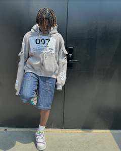 Boxy Fit 500 Gsm Pullover personalizado bordado apliques letra Sun Faded Washed Vintage acampanado pantalones de chándal y conjunto de Sudadera con capucha - Product Image 4