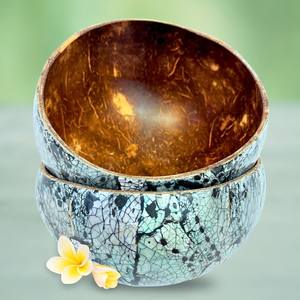 Tazón de Cáscara de Coco Hecho a Mano Ecológico, Tazón de Coco Natural y Sostenible para Uso en el Hogar, Cocina, Restaurante y Cafetería - Product Image 4