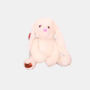 Recién llegado, conejito blanco bonito, Animal relleno, tela de algodón de alta calidad, felpa suave, algodón PP para regalos de cumpleaños para niños, hogar - Product Image 1
