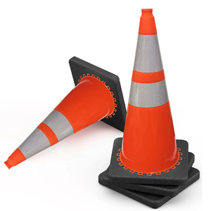 กรวยจราจรพีวีซีสะท้อนแสงขนาดมาตรฐาน - Product Image 5