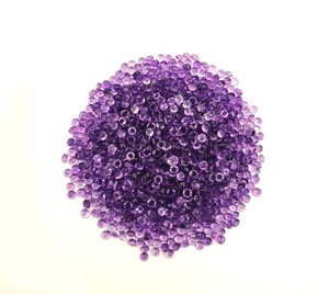 Amatista Natural de 2mm, piedras preciosas sueltas de corte redondo, cuentas de piedra facetada de amatista púrpura para la fabricación de joyas por mayorista indio a granel - Product Image 2